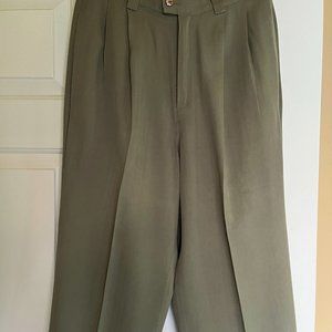 Tommy Bahama Wide Leg Silk Pants in Sage